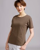 【ドゥクラッセ/DoCLASSE】の立体クルーネック/半袖・ドゥクラッセTシャツ ダークブラウン|ID: prp329100003117668 ipo3291000000028257386