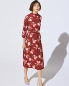 【ドゥクラッセ/DoCLASSE】の強撚スムース・ボウタイワンピース 人気、トレンドファッション・服の通販 founy(ファニー) ファッション Fashion レディースファッション Fashion for Women ワンピース Dresses とろみ Fluid, Flowy Fabric エレガント 上品 Elegant カットソー Cut and Sewn Top スタンド Stand Collar, Upright Stand ストレッチ Stretch, Stretchy Fabric thumbnail フラワー|ID: prp329100003117677 ipo3291000000034630103