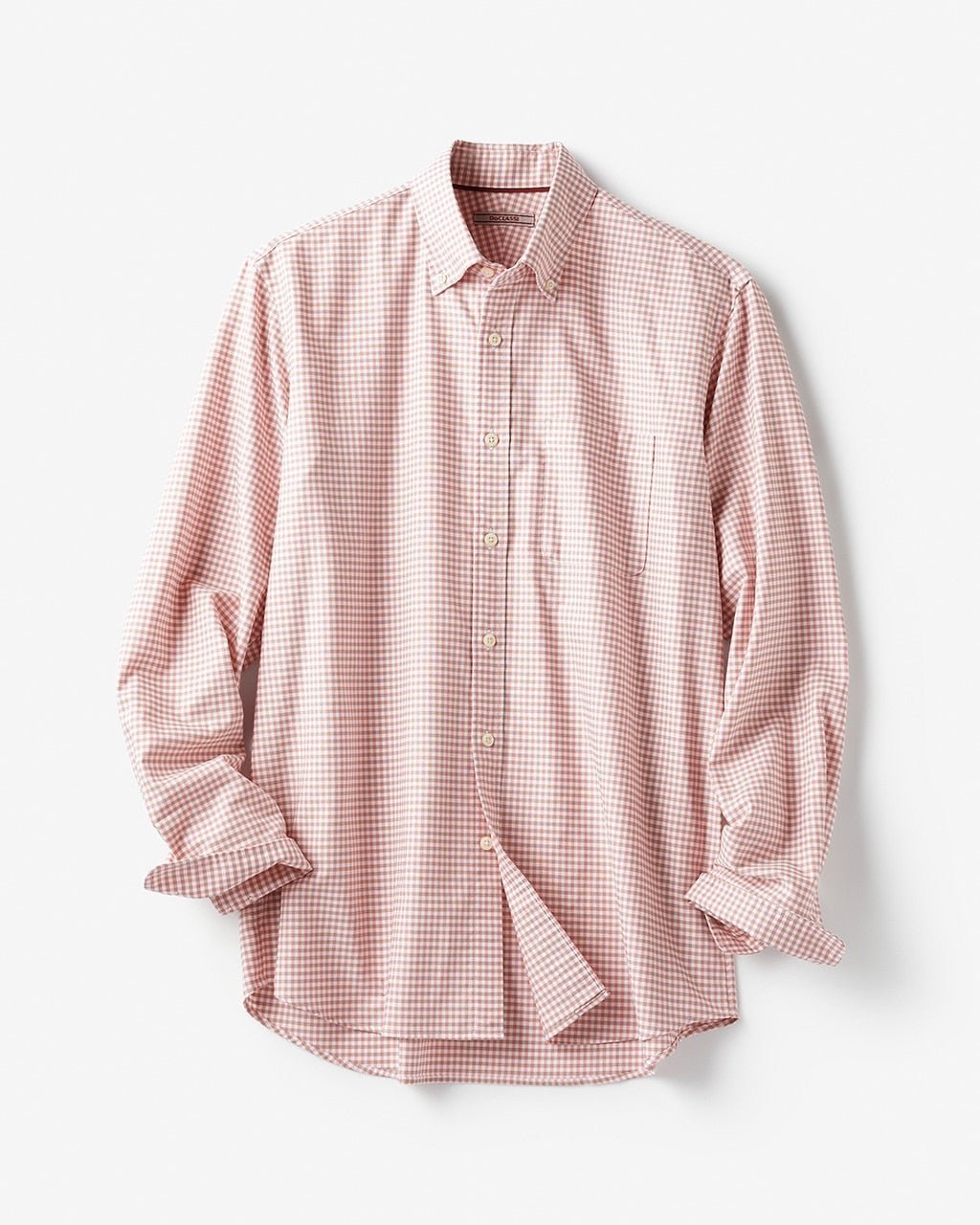 【ドゥクラッセ/DoCLASSE / MEN】のナチュラルオックスシャツ長袖/トールサイズ インテリア・キッズ・メンズ・レディースファッション・服の通販 founy(ファニー) 　ファッション　Fashion　メンズファッション　Fashion for Men　ビジネス 仕事 通勤　Business / Work / Commuting　フィット　Fit, Slim Fit　メンズ　Men's, Menswear　ヨーク　Yoke, Yoke Design　旅行　Travel　長袖　Long Sleeve, Full Sleeve　ピンクチェック|ID: prp329100003117691 ipo3291000000028257211