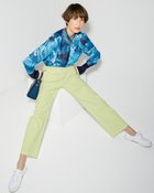 【ドゥクラッセ/DoCLASSE】のミラクルストレッチ・ワイドパンツ レモンイエロー|ID: prp329100003117692 ipo3291000000028257220