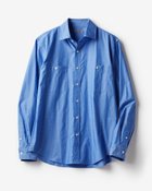 【ドゥクラッセ/DoCLASSE / MEN】のコットンポプリンライトシャツ 人気、トレンドファッション・服の通販 founy(ファニー) ファッション Fashion メンズファッション MEN ドレス Dress メンズ Mens ヨーク Yoke エレガント 上品 Elegant thumbnail ブルー|ID: prp329100003117717 ipo3291000000028257130