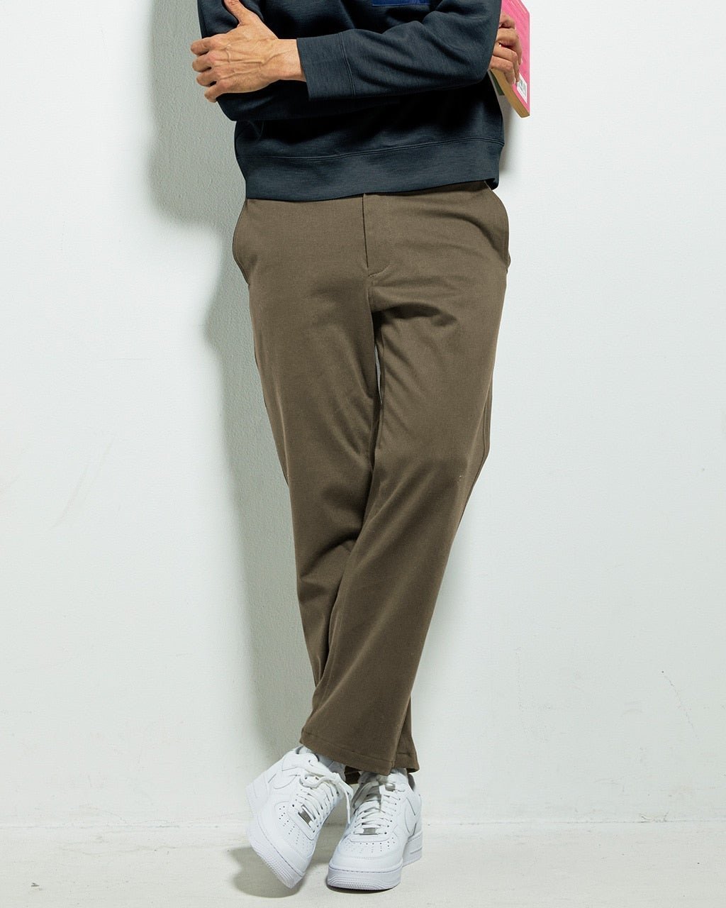 【ドゥクラッセ/DoCLASSE / MEN】のインレイジャージー・イージーパンツ インテリア・キッズ・メンズ・レディースファッション・服の通販 founy(ファニー) 　ファッション　Fashion　メンズファッション　Fashion for Men　ボトムス　Bottoms　メンズ　Men's, Menswear　エレガント 上品　Elegant　春　Spring　カーキ|ID: prp329100003117750 ipo3291000000035795761