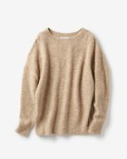 【ドゥクラッセ/DoCLASSE】のイタリア糸・アルパカ混ブークレセーター ベージュ|ID: prp329100003117755 ipo3291000000035798220