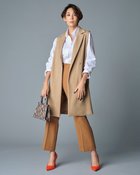 【ドゥクラッセ/DoCLASSE】のツイル裏起毛カットソー・テーラードジレ ベージュ|ID: prp329100003117778 ipo3291000000028257028
