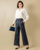 【ドゥクラッセ/DoCLASSE】のドレーピークロス・プチフリルパンツ ミッドナイトブルー|ID: prp329100003117779 ipo3291000000035795888