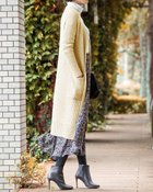 【ドゥクラッセ/DoCLASSE】のイタリア糸・カシミヤ混畦カーディガン ベージュ|ID: prp329100003117824 ipo3291000000035893828