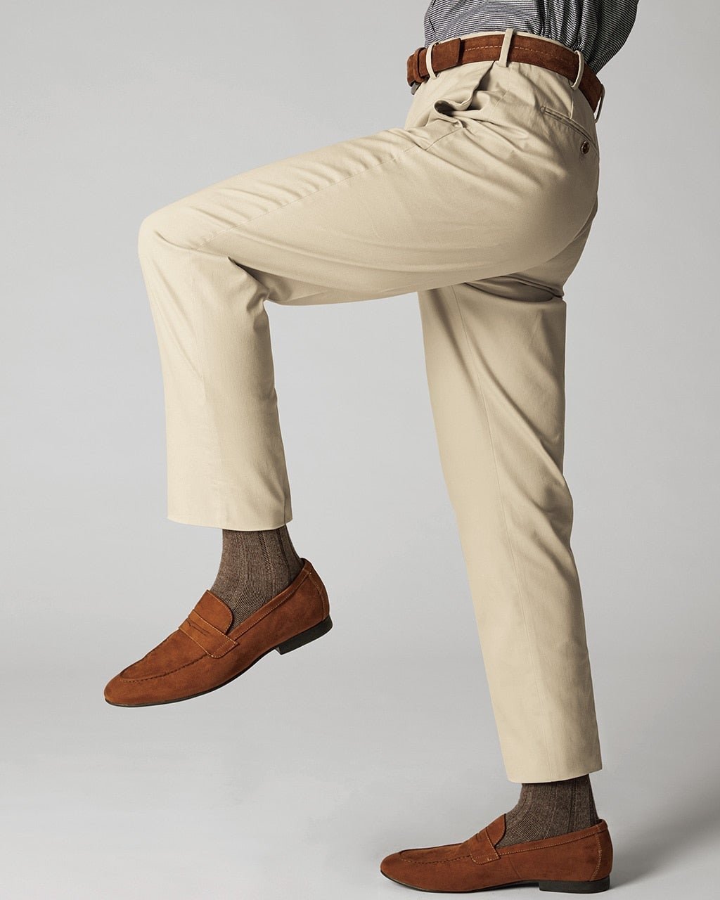 【ドゥクラッセ/DoCLASSE / MEN】のウエストストレッチパンツ/ノータック インテリア・キッズ・メンズ・レディースファッション・服の通販 founy(ファニー) 　ファッション　Fashion　メンズファッション　Fashion for Men　ボトムス　Bottoms　シャーリング　Shirring, Ruched　ストレッチ　Stretch, Stretchy Fabric　スラックス　Slacks, Dress Pants　ピーチ　Peach, Soft Touch　フィット　Fit, Slim Fit　メンズ　Men's, Menswear　オフホワイト|ID: prp329100003117829 ipo3291000000035800298