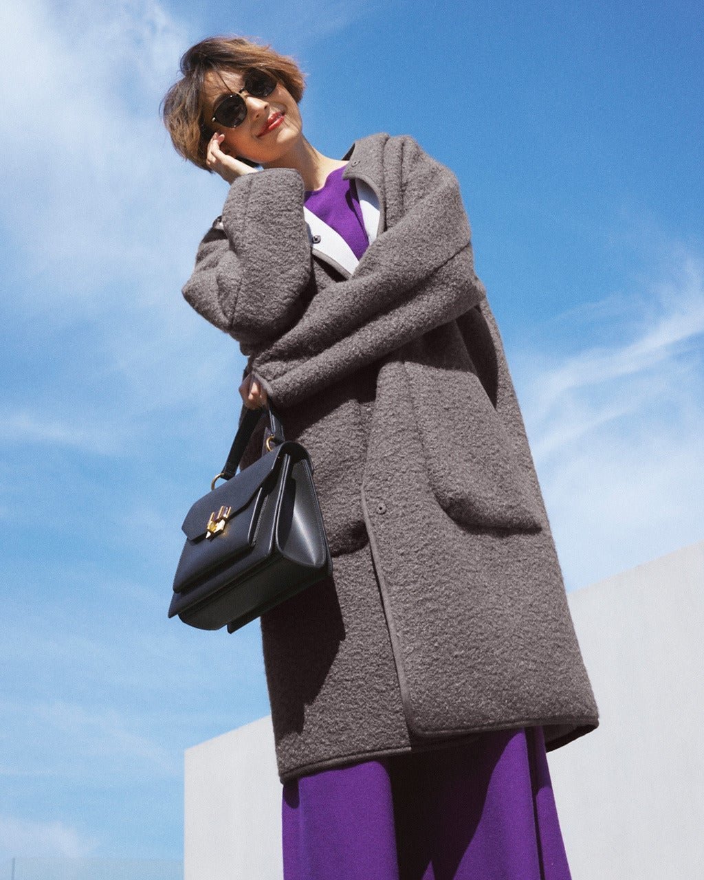 【ドゥクラッセ/DoCLASSE】のカールボアボンディング・フードコート インテリア・キッズ・メンズ・レディースファッション・服の通販 founy(ファニー) 　ファッション　Fashion　レディースファッション　Fashion for Women　アウター　Coat / Outerwear Collection　コート・ロングコート・ピーコート　Long Coats, Peacoats & More　ボンディング　Bonding, Bonded Fabric　チャコール|ID: prp329100003117843 ipo3291000000028256846