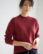 【ドゥクラッセ/DoCLASSE】のミラノリブ・ハイネックニット ワイン|ID: prp329100003117848 ipo3291000000028256855