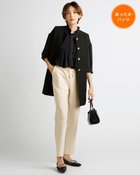 【ドゥクラッセ/DoCLASSE】の裏起毛カットジョーゼット・テーパード68㎝ エクルー|ID: prp329100003117864 ipo3291000000035893785