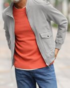 【ドゥクラッセ/DoCLASSE / MEN】のスエットZIPブルゾン グレー|ID: prp329100003117871 ipo3291000000028256921