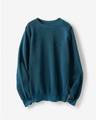 【ドゥクラッセ/DoCLASSE / MEN】のサスティナブルクルーネックニット スティールブルー|ID: prp329100003117878 ipo3291000000028256942