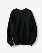 【ドゥクラッセ/DoCLASSE / MEN】のサスティナブルクルーネックニット ブラック|ID: prp329100003117878 ipo3291000000028256943