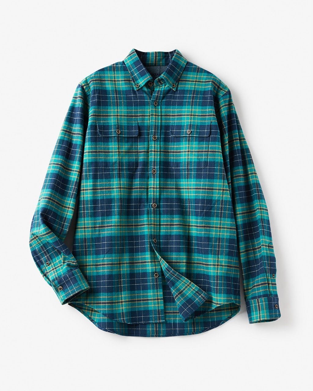 【ドゥクラッセ/DoCLASSE / MEN】のヘビーフランネルシャツ インテリア・キッズ・メンズ・レディースファッション・服の通販 founy(ファニー) 　ファッション　Fashion　メンズファッション　Fashion for Men　ドレス　Dress, One-Piece　フラップ　Flap, Flap Pocket　ポケット　Pocket, Pocket Detail　メンズ　Men's, Menswear　定番　Standard, Basic Item　ターコイズグリーン|ID: prp329100003117884 ipo3291000000028256960