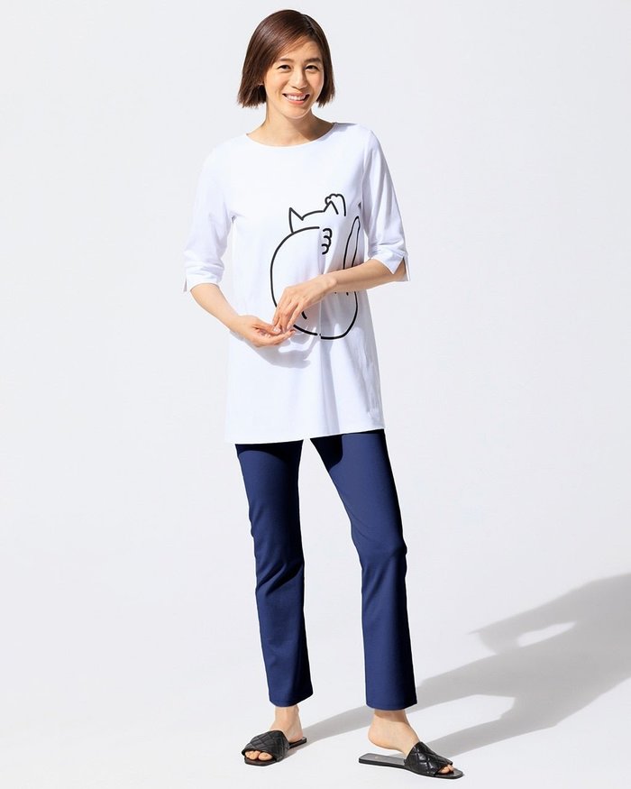 【ドゥクラッセ/DoCLASSE】の超長綿・レギンス インテリア・キッズ・メンズ・レディースファッション・服の通販 founy(ファニー) https://founy.com/ ファッション Fashion レディースファッション WOMEN パンツ Pants レギンス Leggings カットソー Cut And Sew ボトム Bottom レギンス Leggings |ID: prp329100003117893 ipo3291000000028256978
