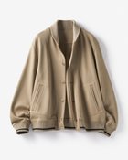 【ドゥクラッセ/DoCLASSE / MEN】の鹿の子ポンチリブブルゾン ベージュ|ID: prp329100003117924 ipo3291000000028256726