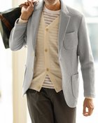 【ドゥクラッセ/DoCLASSE / MEN】のラクスマ・ニットジャケット/レギュラーサイズ 人気、トレンドファッション・服の通販 founy(ファニー) ファッション Fashion メンズファッション MEN ジャケット Jacket スマート Smart バランス Balance フィット Fit ベスト Vest メンズ Mens リラックス Relax レギュラー Regular thumbnail ライトグレー|ID: prp329100003117934 ipo3291000000028256742