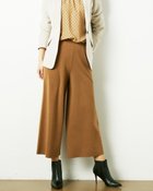 【ドゥクラッセ/DoCLASSE】の総針編み・セミワイドパンツ キャメル|ID: prp329100003117938 ipo3291000000035795301