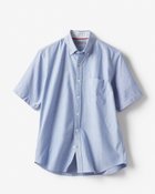 【ドゥクラッセ/DoCLASSE / MEN】のナチュラルオックスシャツ半袖ボタンダウン サックス|ID: prp329100003117972 ipo3291000000028256647