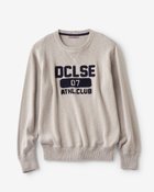 【ドゥクラッセ/DoCLASSE / MEN】のコットンスラブニット/クルーネック ソフトグレー|ID: prp329100003117975 ipo3291000000035796744