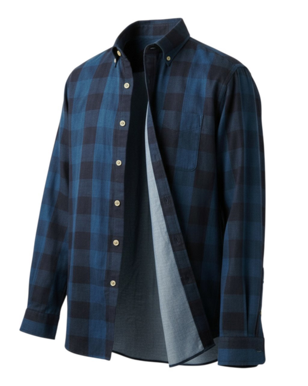 【ドゥクラッセ/DoCLASSE / MEN】の接結ダンガリー&チェックシャツ 人気、トレンドファッション・服の通販 founy(ファニー) 　ファッション　Fashion　メンズファッション　Fashion for Men　ダンガリー　Dungaree, Chambray　チェック　Check, Plaid, Tartan　メンズ　Men's, Menswear　ヨーク　Yoke, Yoke Design　リラックス　Relax, Relaxed Fit　 other-1|ID: prp329100003118018 ipo3291000000035794251