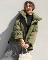 【ドゥクラッセ/DoCLASSE】のエコダウン・BIGカラージャケット 人気、トレンドファッション・服の通販 founy(ファニー) ファッション Fashion レディースファッション Fashion for Women アウター Coat / Outerwear Collection レディースジャケット・軽アウター Jackets キルト Quilt, Quilted Fabric シンプル Simple, Minimal ジャケット Jacket, Outerwear スタンド Stand Collar, Upright Stand ダウン Down, Puffer トレンド Trend, Trending Now 防寒 Cold Protection, Winter-Ready |ID:prp329100003118024