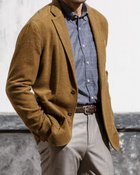 【ドゥクラッセ/DoCLASSE / MEN】のウールブークレジャケット キャメル|ID: prp329100003118025 ipo3291000000035798775