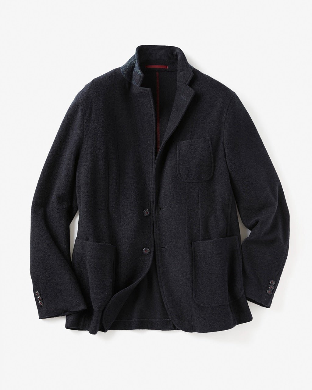 【ドゥクラッセ/DoCLASSE / MEN】のウールブークレジャケット インテリア・キッズ・メンズ・レディースファッション・服の通販 founy(ファニー) 　ファッション　Fashion　メンズファッション　Fashion for Men　ジャケット　Jacket, Outerwear　ベスト　Vest, Waistcoat　ポケット　Pocket, Pocket Detail　メンズ　Men's, Menswear　秋　Autumn　ネイビー|ID: prp329100003118025 ipo3291000000035798781