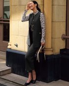 【ドゥクラッセ/DoCLASSE】のスラブツイード・パンツ ブラック|ID: prp329100003118047 ipo3291000000028256588