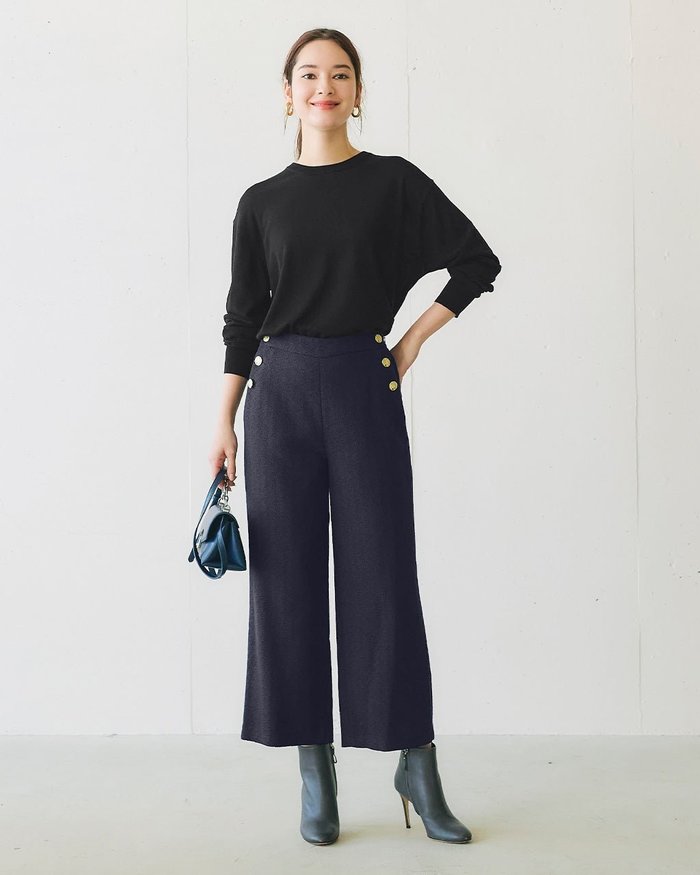 【ドゥクラッセ/DoCLASSE】のスラブツイード・パンツ インテリア・キッズ・メンズ・レディースファッション・服の通販 founy(ファニー) https://founy.com/ ファッション Fashion レディースファッション Fashion for Women パンツ Pants & Trousers ジャケット Jacket, Outerwear ストレート Straight, Straight Cut セットアップ Set-Up, Coordinated Outfit ツイード Twill, Twill Weave フォルム Silhouette, Form メタル Metal, Metal Parts |ID: prp329100003118047 ipo3291000000031811002