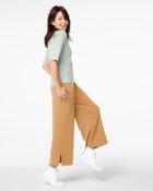 【ドゥクラッセ/DoCLASSE】の総針編みニット・スリットワイドパンツ ベージュ|ID: prp329100003118050 ipo3291000000028256598