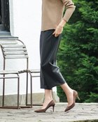 【ドゥクラッセ/DoCLASSE】のエコレザー・クロップトパンツ ブラック|ID: prp329100003118058 ipo3291000000035800400