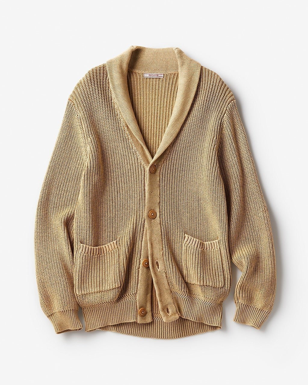 【ドゥクラッセ/DoCLASSE / MEN】のコットンフェイドショールカーディガン インテリア・キッズ・メンズ・レディースファッション・服の通販 founy(ファニー) 　ファッション　Fashion　メンズファッション　Fashion for Men　カーディガン　Cardigan, Knitwear　メンズ　Men's, Menswear　ヴィンテージ　Vintage Style　ベージュ|ID: prp329100003118092 ipo3291000000035794833