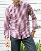 【ドゥクラッセ/DoCLASSE / MEN】のドレスネルシャツ/ボタンダウン テラコッタ|ID: prp329100003118110 ipo3291000000028256309
