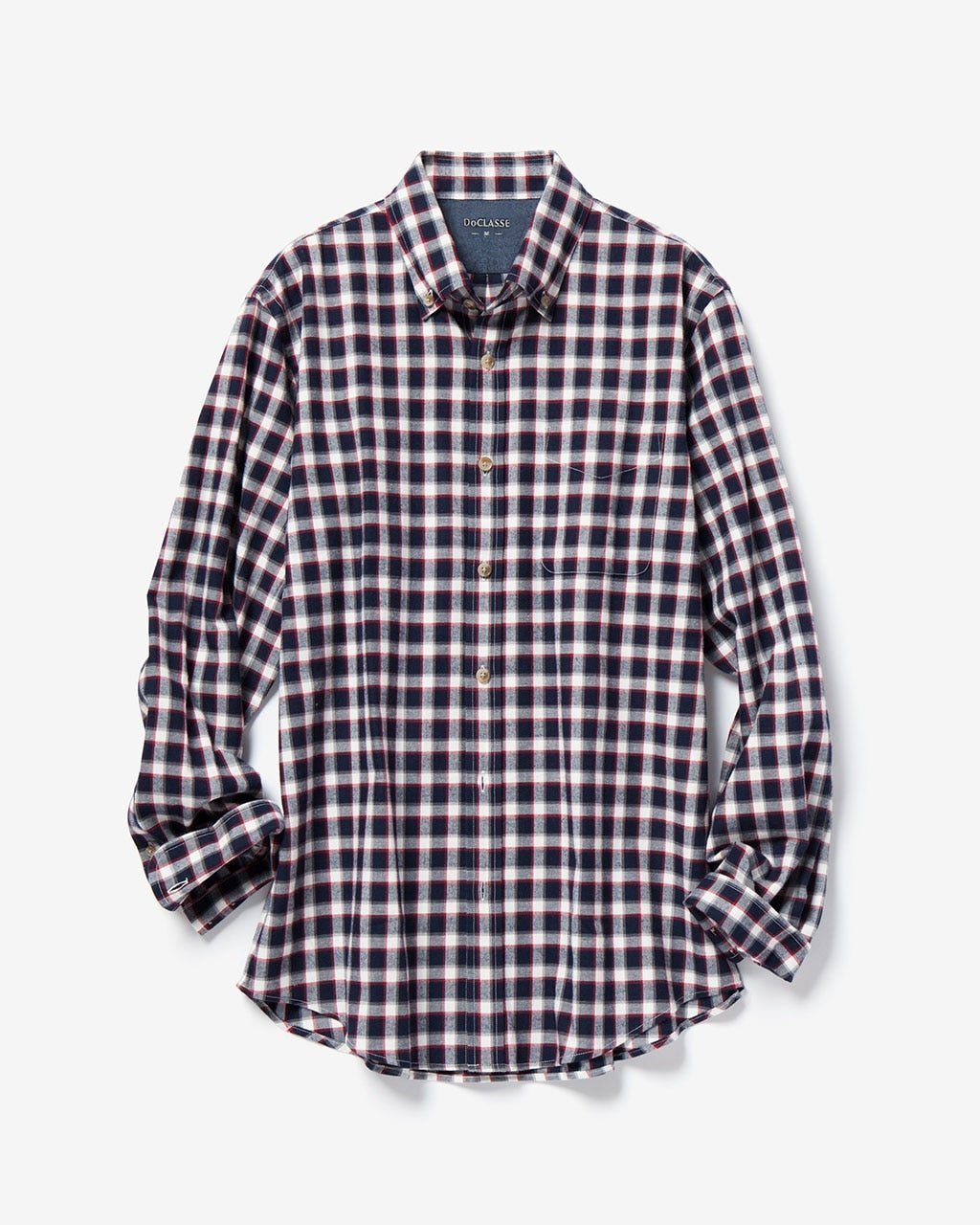 【ドゥクラッセ/DoCLASSE / MEN】のドレスネルシャツ/ボタンダウン インテリア・キッズ・メンズ・レディースファッション・服の通販 founy(ファニー) 　ファッション　Fashion　メンズファッション　Fashion for Men　今季　This Season, Current Season　ジャケット　Jacket, Outerwear　スマート　Smart, Elegant　ダウン　Down, Puffer　ダブル　Double, Double-Breasted　ドレス　Dress, One-Piece　ポケット　Pocket, Pocket Detail　メンズ　Men's, Menswear　無地　Plain, Solid Color　ヨーク　Yoke, Yoke Design　ループ　Loop, Loop Knit　エレガント 上品　Elegant　ミッドナイトブルー|ID: prp329100003118110 ipo3291000000035797438