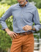 【ドゥクラッセ/DoCLASSE / MEN】のドレスネルシャツ/ボタンダウン ダスティーブルー|ID: prp329100003118110 ipo3291000000035797446