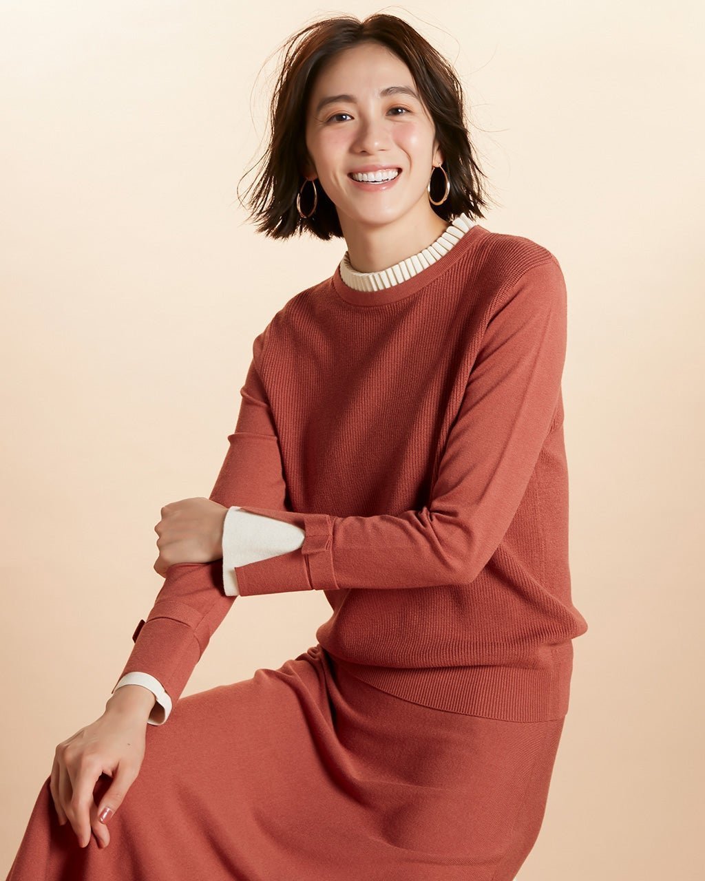 【ドゥクラッセ/DoCLASSE】のプリーツ衿・ニットプルオーバー 人気、トレンドファッション・服の通販 founy(ファニー) 　ファッション　Fashion　レディースファッション　Fashion for Women　トップス・カットソー　Cut & Sew Tops　ニット　Knit Tops & Sweaters　カジュアルプルオーバー・ニットトップス　Pullovers & Knit Tops / Casual Pullovers　カフス　Cuff Design　サマー　Summer, Summer Style　セットアップ　Set-Up, Coordinated Outfit　デニム　Denim, Jeans Material　プリーツ　Pleats, Pleated　リボン　Ribbon, Bow　畦　Ribbed Knit　 other-1|ID: prp329100003118113 ipo3291000000028256313