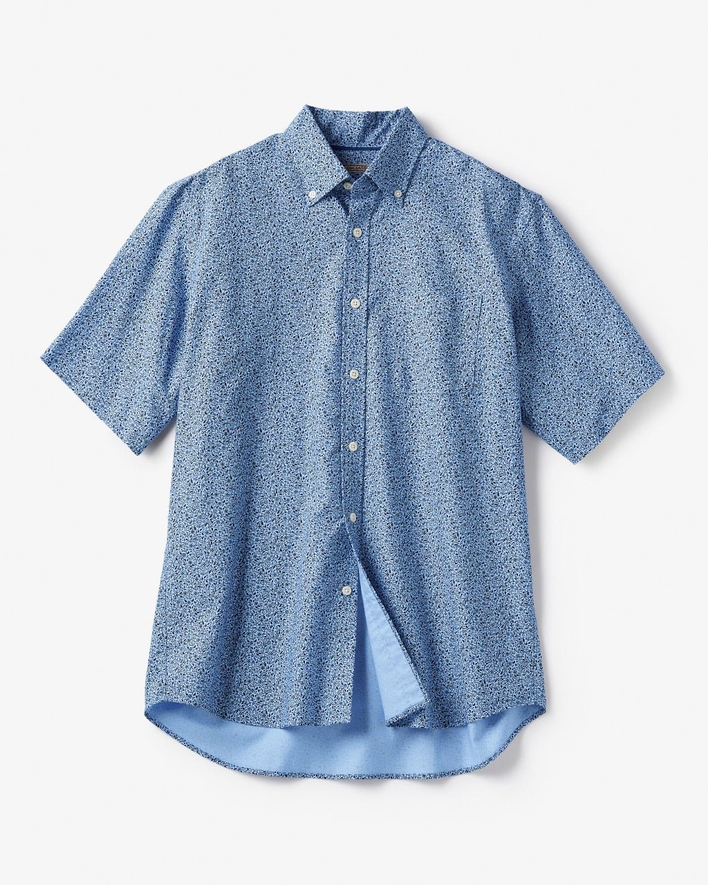 【ドゥクラッセ/DoCLASSE / MEN】のナチュラルオックスシャツ半袖 インテリア・キッズ・メンズ・レディースファッション・服の通販 founy(ファニー) 　ファッション　Fashion　メンズファッション　Fashion for Men　フィット　Fit, Slim Fit　メンズ　Men's, Menswear　ヨーク　Yoke, Yoke Design　人気　Popular, Best Seller　半袖　Short Sleeve, Half Sleeve　サックスパターン2|ID: prp329100003118119 ipo3291000000028256328