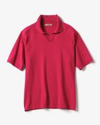 【ドゥクラッセ/DoCLASSE / MEN】のピマコットン・ニットポロ/半袖 レッド|ID: prp329100003118161 ipo3291000000035797771