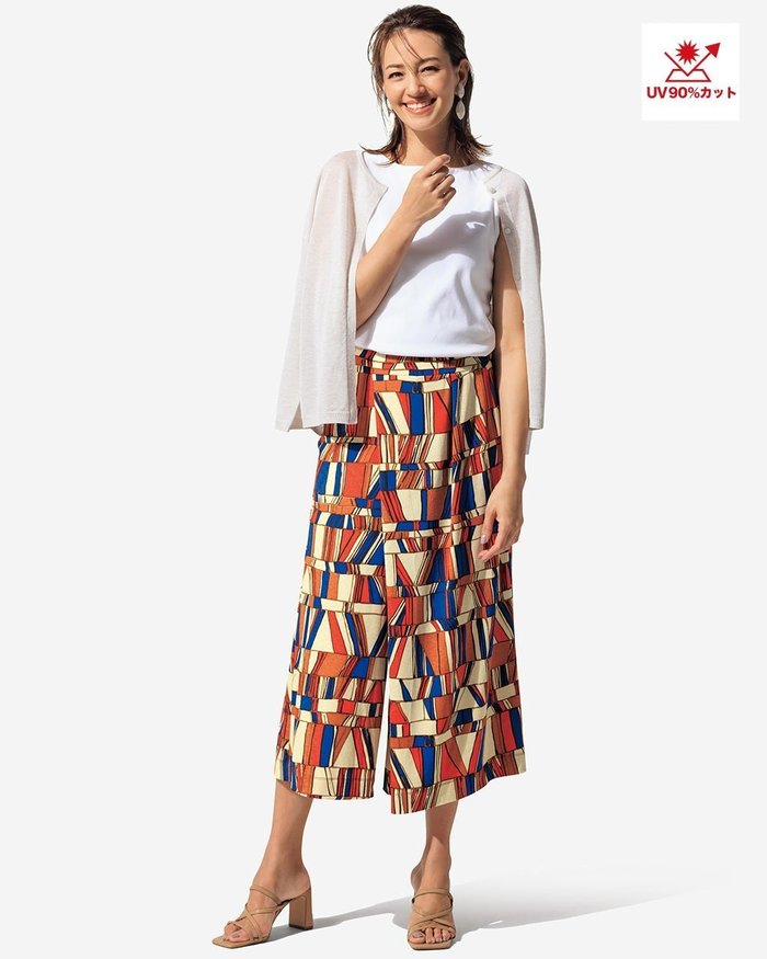 【ドゥクラッセ/DoCLASSE】のUVスラブ・タックスカウチョ インテリア・キッズ・メンズ・レディースファッション・服の通販 founy(ファニー) https://founy.com/ ファッション Fashion レディースファッション Fashion for Women パンツ Pants & Trousers |ID: prp329100003118177 ipo3291000000033880433