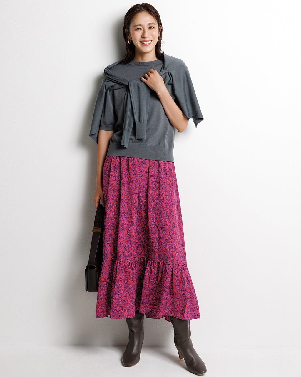 【ドゥクラッセ/DoCLASSE】のアンティークデシン・ティアードスカート インテリア・キッズ・メンズ・レディースファッション・服の通販 founy(ファニー) 　ファッション　Fashion　レディースファッション　Fashion for Women　スカート　Skirts　ティアードスカート　Tiered Skirts　とろみ　Fluid, Flowy Fabric　シルク　Silk, 100% Silk　ティアードスカート　Tiered Skirt, Flounced Skirt　フリル　Frill, Ruffle　ピンク・パターン|ID: prp329100003118196 ipo3291000000035798269