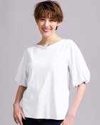 【ドゥクラッセ/DoCLASSE】の浅Vネック/ランタンスリーブ・ドゥクラッセTシャツ ホワイト|ID: prp329100003118219 ipo3291000000028254334