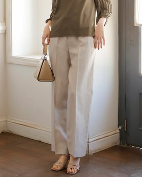 【ドゥクラッセ/DoCLASSE】 とろみリネン・イージーパンツ人気、トレンドファッション・服の通販 founy(ファニー) ファッション Fashion レディースファッション Fashion for Women パンツ Pants & Trousers とろみ Fluid, Flowy Fabric シャンブレー Chambray, Denim-Like Fabric リネン Linen, Linen Fabric リラックス Relax, Relaxed Fit |ID:prp329100003118230