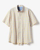 【ドゥクラッセ/DoCLASSE / MEN】のシアサッカーBDシャツ/半袖 レモンイエロー|ID: prp329100003118255 ipo3291000000028254377