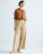 【ドゥクラッセ/DoCLASSE】のワッシャー加工・リラックスイージーパンツ ライトベージュ|ID: prp329100003118275 ipo3291000000035795425