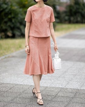 【ドゥクラッセ/DoCLASSE】 カットワークレース・セットアップ人気、トレンドファッション・服の通販 founy(ファニー) ファッション Fashion レディースファッション WOMEN ワンピース Dress エレガント 上品 Elegant セットアップ Set Up フォルム Form レース Race |ID:prp329100003118327