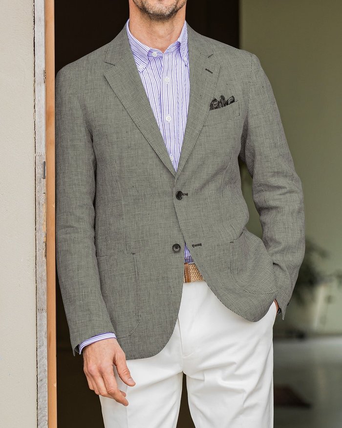 【ドゥクラッセ/DoCLASSE / MEN】のピュアリネンジャケット/レギュラーFIT インテリア・キッズ・メンズ・レディースファッション・服の通販 founy(ファニー) https://founy.com/ ファッション Fashion メンズファッション Fashion for Men ゴルフ Golf ジャケット Jacket, Outerwear ストレッチ Stretch, Stretchy Fabric トラベル Travel, Travel Gear ビジネス 仕事 通勤 Business / Work / Commuting フィット Fit, Slim Fit フレンチ French, French Style ベスト Vest, Waistcoat メンズ Men's, Menswear リネン Linen, Linen Fabric レギュラー Regular, Standard Fit |ID: prp329100003118432 ipo3291000000033592396