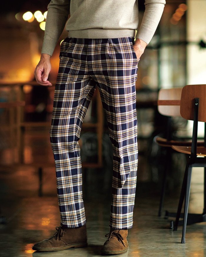 【ドゥクラッセ/DoCLASSE / MEN】の裏起毛ストレッチパンツ/ワンタック インテリア・キッズ・メンズ・レディースファッション・服の通販 founy(ファニー) https://founy.com/ ファッション Fashion メンズファッション Fashion for Men ボトムス Bottoms なめらか Smooth, Silky Texture ストレッチ Stretch, Stretchy Fabric タイツ Tights, Legwear メンズ Men's, Menswear エレガント 上品 Elegant |ID: prp329100003118487 ipo3291000000032298254