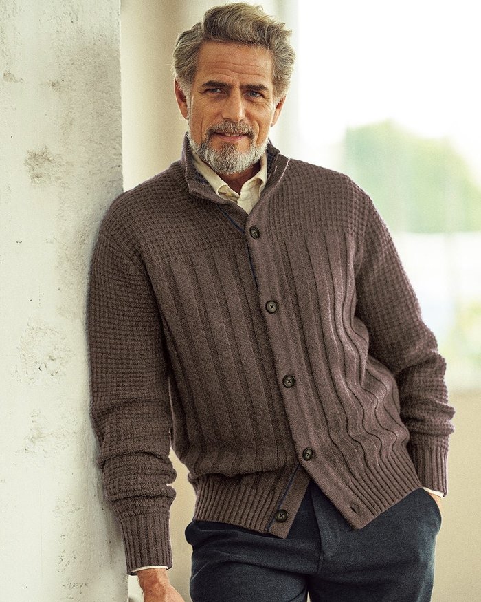 【ドゥクラッセ/DoCLASSE / MEN】のワッフルリブハイネックカーディガン インテリア・キッズ・メンズ・レディースファッション・服の通販 founy(ファニー) https://founy.com/ ファッション Fashion メンズファッション Fashion for Men カーディガン Cardigan, Knitwear ジャケット Jacket, Outerwear スタンド Stand Collar, Upright Stand フィット Fit, Slim Fit ベスト Vest, Waistcoat ミックス Mix, Mixed Style メンズ Men's, Menswear ワイドリブ Wide Rib, Wide Ribbed Knit ワッフル Waffle, Waffle Knit エレガント 上品 Elegant |ID: prp329100003118502 ipo3291000000033264256
