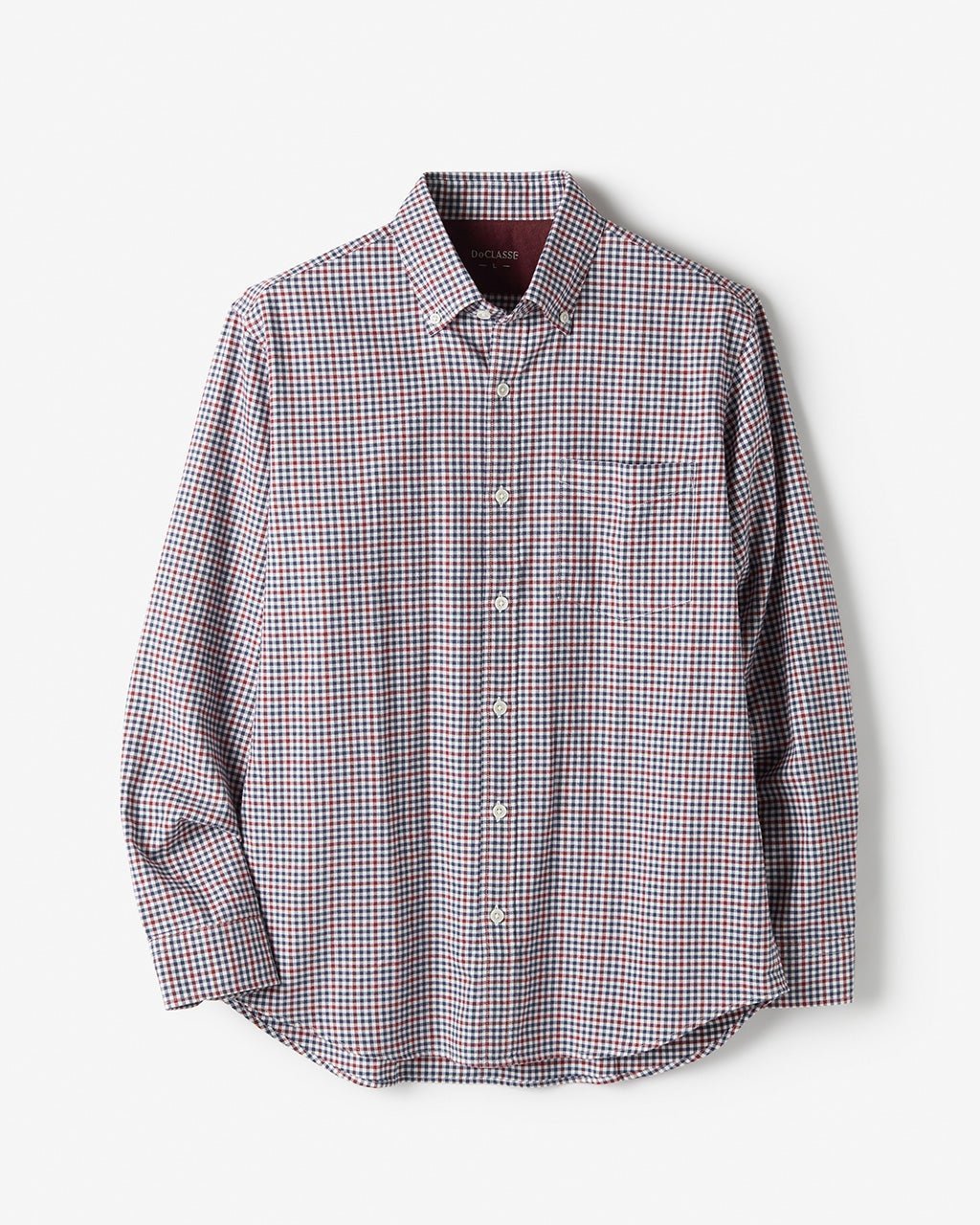 【ドゥクラッセ/DoCLASSE / MEN】の両面起毛フランネル長袖 インテリア・キッズ・メンズ・レディースファッション・服の通販 founy(ファニー) ファッション Fashion メンズファッション Fashion for Men なめらか Smooth, Silky Texture イエロー Yellow フィット Fit, Slim Fit メンズ Men's, Menswear ヨーク Yoke, Yoke Design 長袖 Long Sleeve, Full Sleeve ネイビー×レッド|ID: prp329100003118508 ipo3291000000028352016